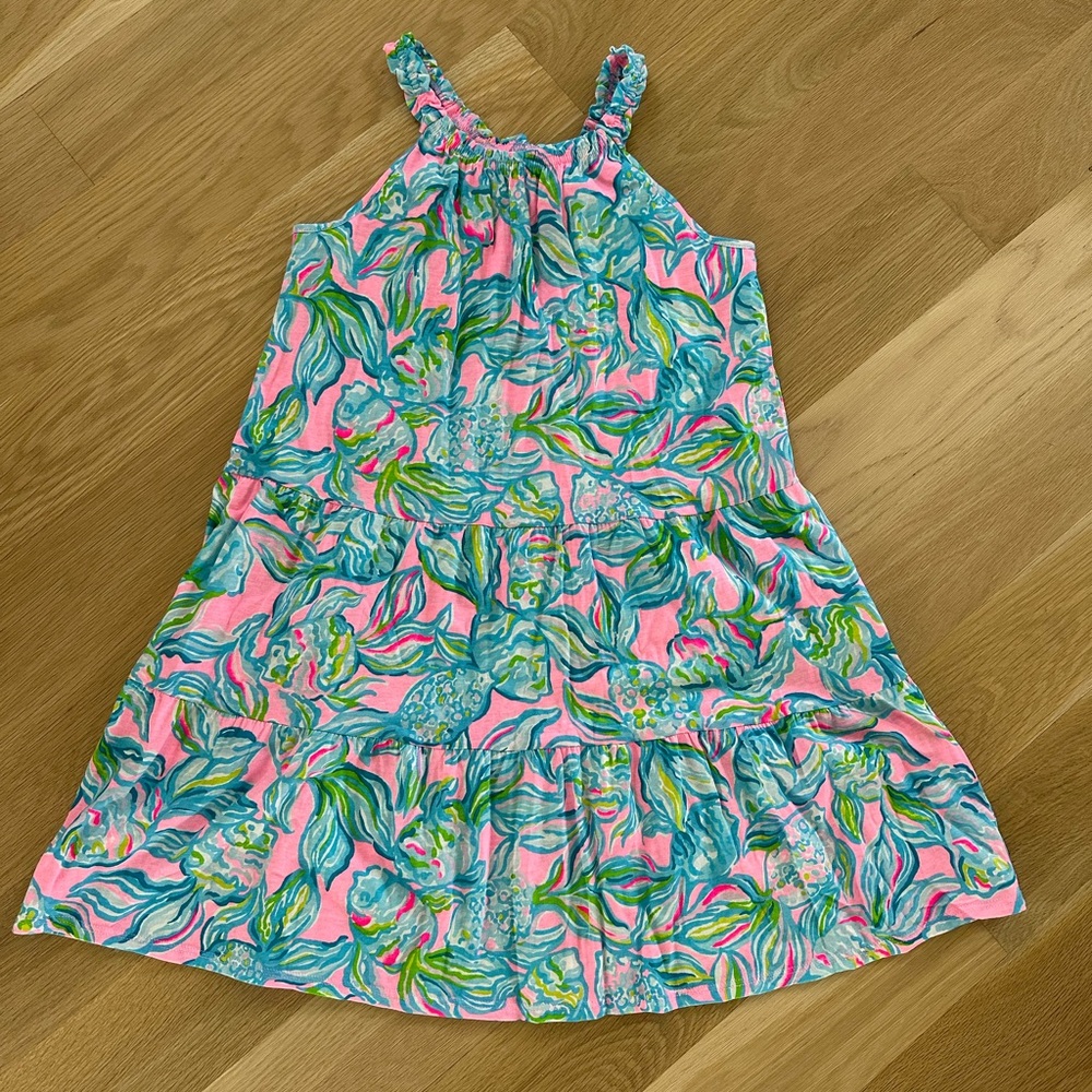 Lilly Pulitzer Pink and Blue Kids Dress